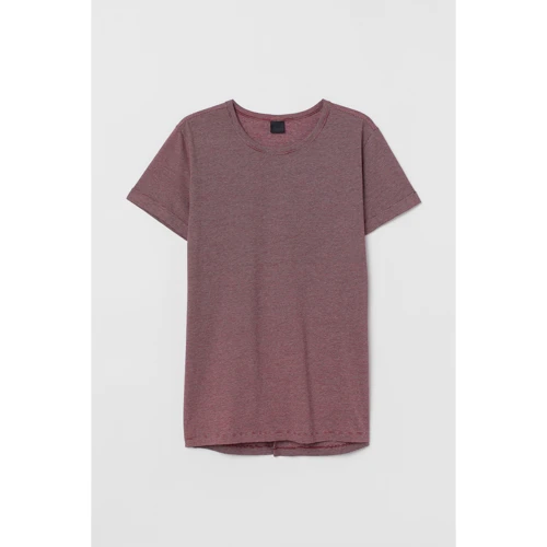 Футболка H&M 5914660 XS бордовая