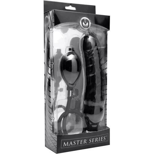 Надувной фаллоимитатор Master Series Primal Inflatable Dildo (черный)