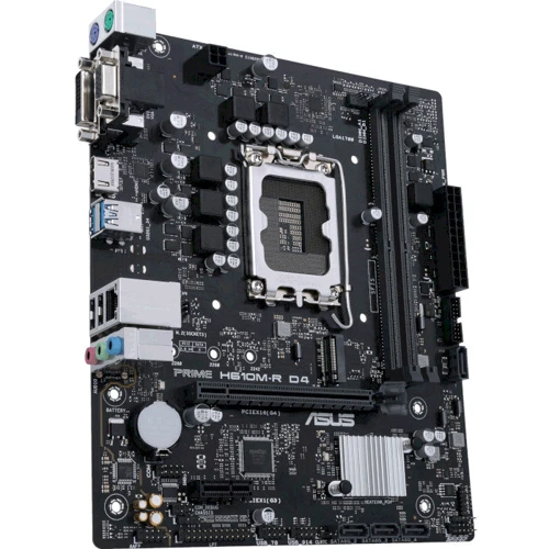 Asus Prime H610M-R D4-SI: Оперативная память 2xDDR4 3200 МГц, до 64 ГБ