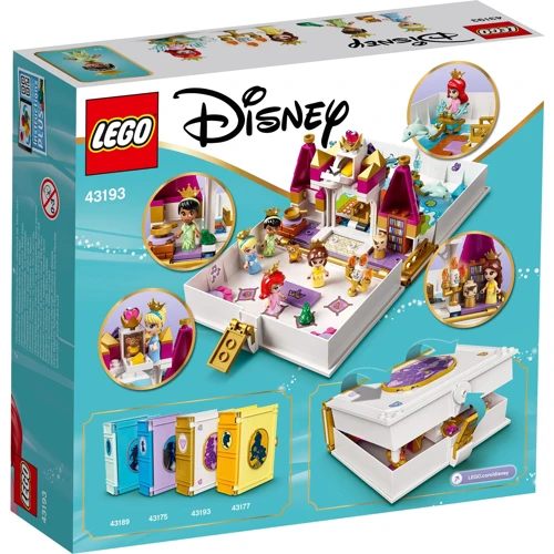 Конструктор LEGO Disney Книга сказочных приключений Ариэль, Белль, Золушки и Тианы (43193): Серия Disney Princess