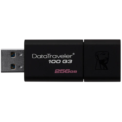 USB-флешка Kingston 256GB DataTraveler 100 G3 USB 3.0 Black (DT100G3/256GB) фото 4