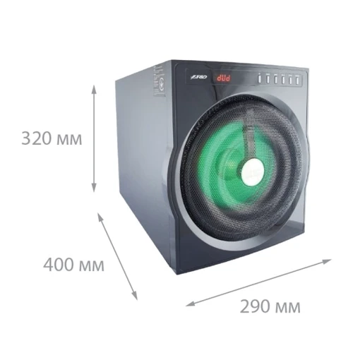 Акустическая система F&D F6000X Black: Выходная мощность сабвуфера 60 Вт