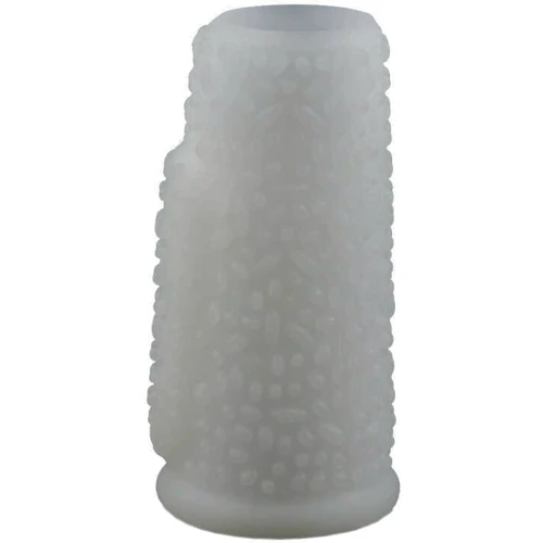 Насадка на член LoveToy Vibrating Drip Knights Ring White