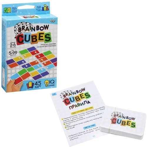 Логічна гра Danko toys Brainbow Cubes (G-BRC-01-01): Виробник Danko toys