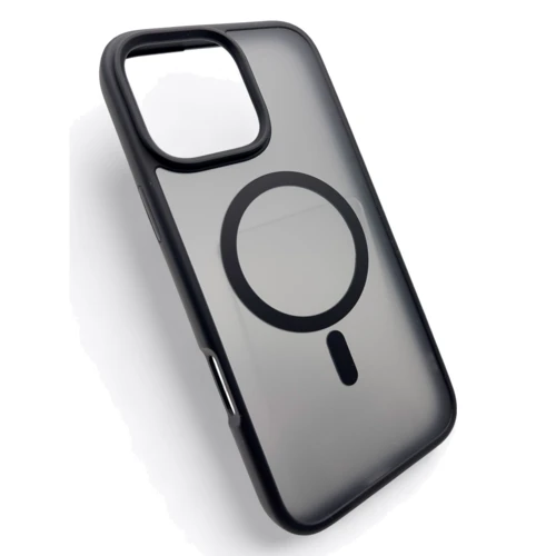 Чехол для iPhone BeCover Metal Buttons Case with MagSafe Black for iPhone 16 Pro Max (712099): Цвет черный