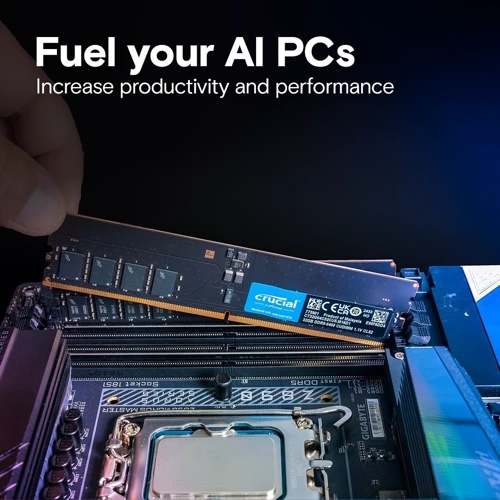 Crucial 32GB Kit (16GBx2) DDR5-6400 CUDIMM (CT2K16G64C52CU5)