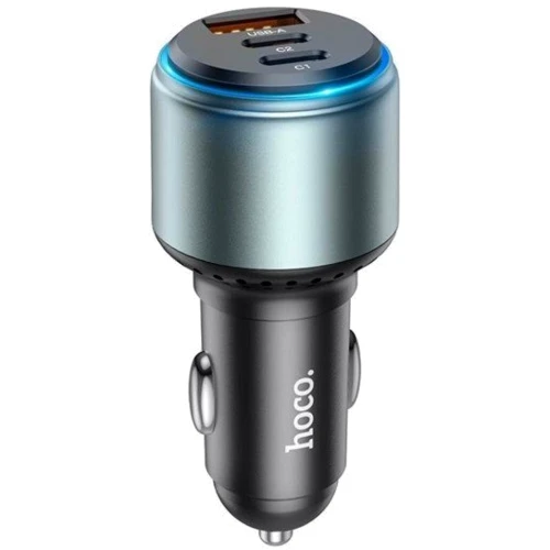 Зарядное устройство Hoco Car Charger NZ9 USB+2xUSB-C 95W Black with USB-C Cable (6931474795120): Кабель в комплекте USB-C