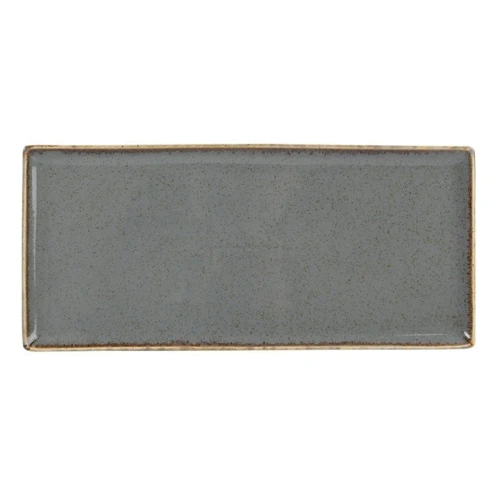 Блюдо прямоугольное Porland Seasons Dark Gray 350х160 мм (213-358836.DG): Тип Блюдо