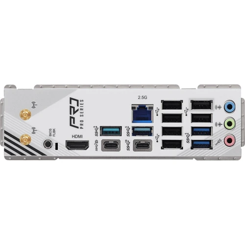 ASRock B850 PRO RS WIFI UA: Оперативная память 4xDDR5 8000+ МГц, до 256 ГБ