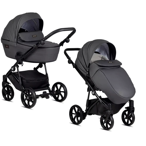 Универсальная коляска 2 в 1 Tutis Viva⁴ Leather Shadow grey (1202087)