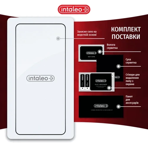Intaleo Tempered Glass Full Glue Black for Xiaomi Poco X6 Pro фото 7