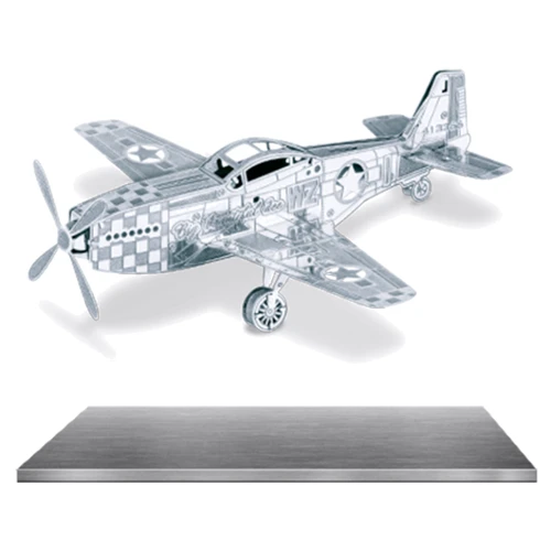 Металлический 3D конструктор Fascinations Истребитель Р-51 Mustang, MMS003
