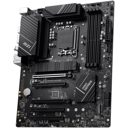 MSI PRO B760M-A WIFI DDR4: Оперативная память 4xDDR4 5333+ МГц, до 128 ГБ