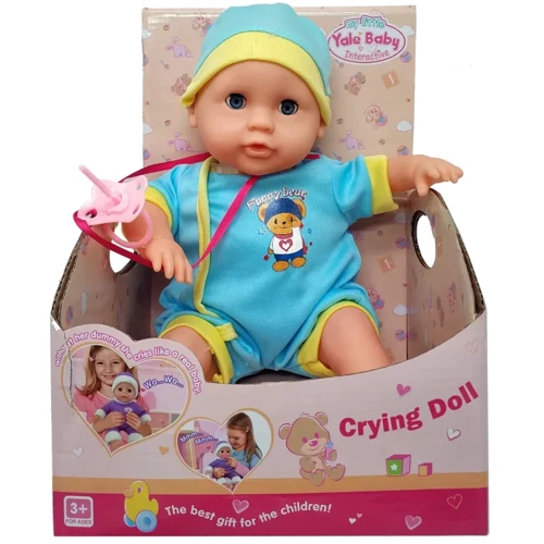 Пупс Yale Baby М'якозабивний музичний 4 види YL1715F/G фото 4