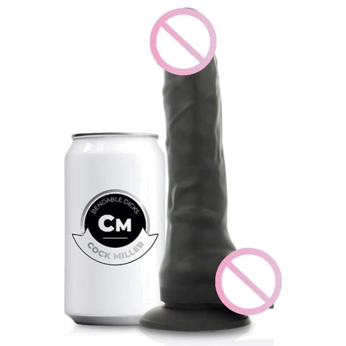 Фаллоимитатор на присоске COCK MILLER Black, 18 см