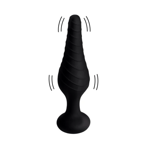 Анальная пробка Silicone Vibrating Anal Plug with Remote Control с дистанционным управлением
