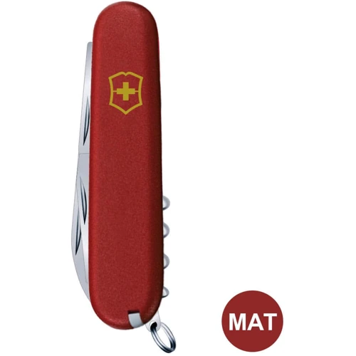 Мультитул Victorinox CLIMBER MAT красный матовый лак с желт. лого (Vx13703_M0008p): Количество функций 14