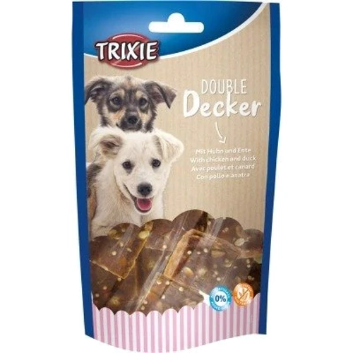 Лакомство для собак Trixie Double Decker с курицей и уткой 100 г (31657)