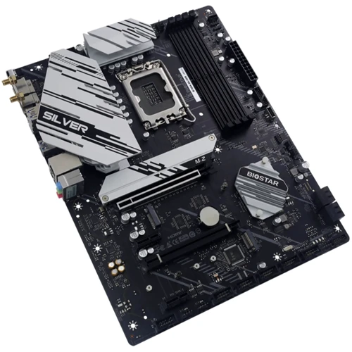 BIOSTAR B760A-SILVER: Оперативная память 4xDDR5 6000+ МГц, до 192 ГБ
