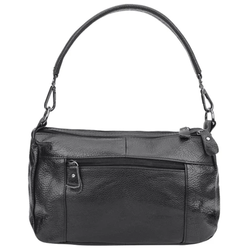 Жіноча сумка через плече Borsa Leather чорна (10t840-black): Країна виробник Тайвань