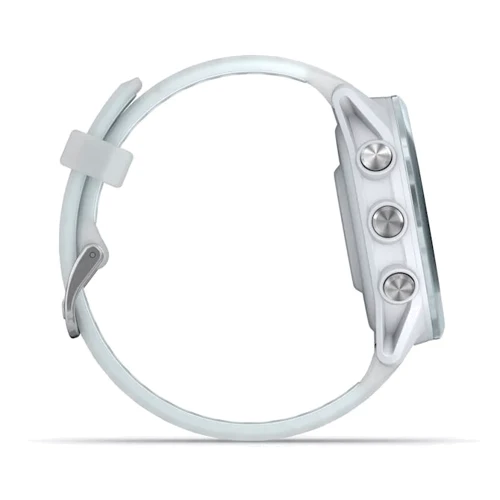 Смарт-часы Garmin Forerunner 570 42mm Cloud Blue Aluminium with Translucent Whitestone/Cloud Blue Band (010-02970-01): Особенности Функция звонка, Динамик (громкая связь), Голосовой помощник, Встроенный микрофон, Термометр, Компас, Барометр, Бесконтактная оплата, Влагозащищенные