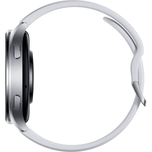 Смарт-часы Xiaomi Watch 2 Sliver Case with Gray TPU Strap (Global): Особенности Гибридные, Барометр, Функция звонка, Металлический корпус, Водонепроницаемые, Компас, MP3-плеер, Встроенный микрофон, Динамик (громкая связь), Голосовой помощник