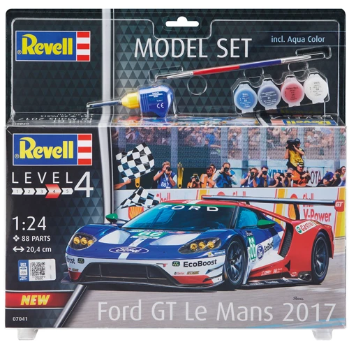 Сборная модель-копия Revell набор Автомобиль Ford GT - Le Mans уровень 4 масштаб 1:24 (RVL-67041): Производитель Revell