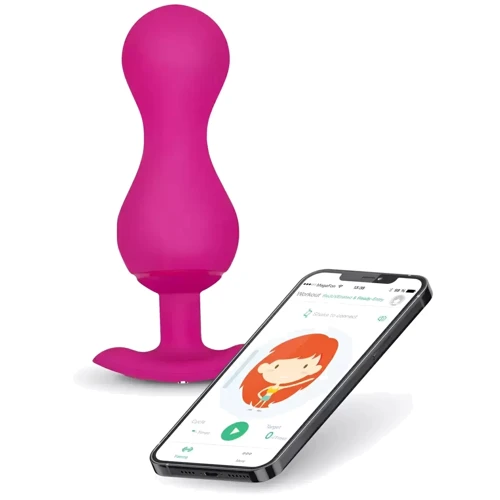 Тренажёр интимных мышц Gvibe Gballs 3 App Petal Rose, 8х3 см