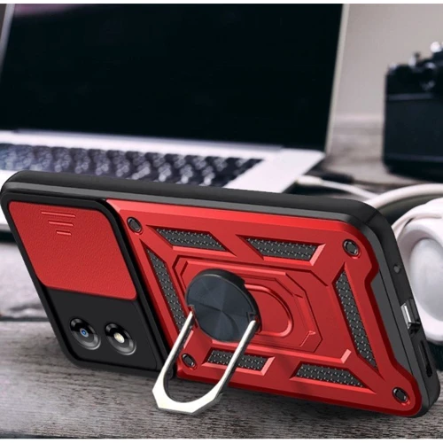 Чохол для телефона BeCover Military Red для Motorola Moto E13 (709104): Тип накладка на заднюю часть