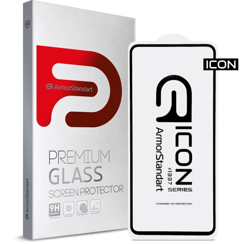 Аксессуар для смартфона ArmorStandart Tempered Glass Icon Black for Samsung A525 Galaxy A52/A528 Galaxy A52s 5G/A526 Galaxy A52 5G (ARM58123)