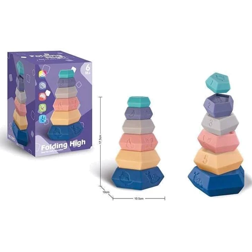 Іграшка розвиваюча A-Toys Пірамідка текстурна 6 деталей 1095