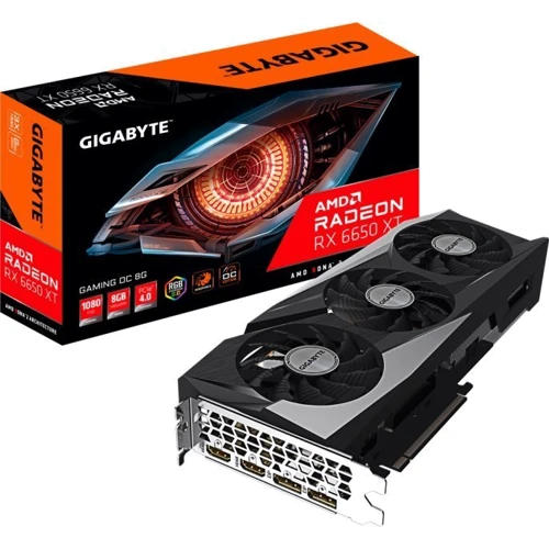 Видеокарта GIGABYTE Radeon RX 6650 XT GAMING OC 8G (GV-R665XTGAMING OC-8GD): Форм-фактор Стандартная