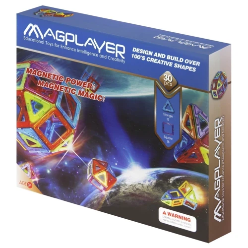 Магнитный констуктор MagPlayer 30 эд. (MPB-30)