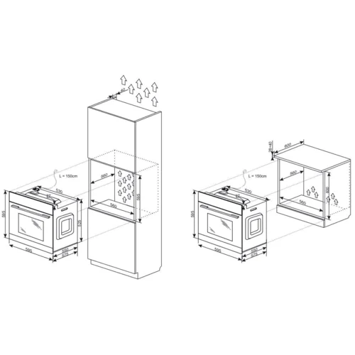 Духовой шкаф электрический Hansa BOES68463