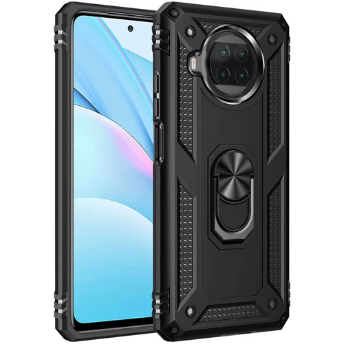 Чехол для телефонов Mobile Case Shockproof Serge Magnetic Ring Black for Xiaomi Mi 10T Lite