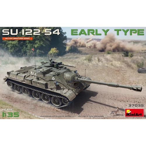 Сборная модель MiniArt MA37035 САУ СУ-122-54 раннего типа