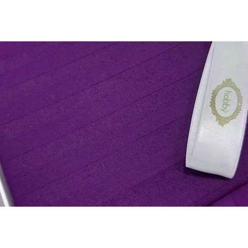 Комплект постельного белья HOBBY Exclusive Sateen Diamond Cizgili евро фиолетовый (60903_2,0): Размер простыни, см 280x280