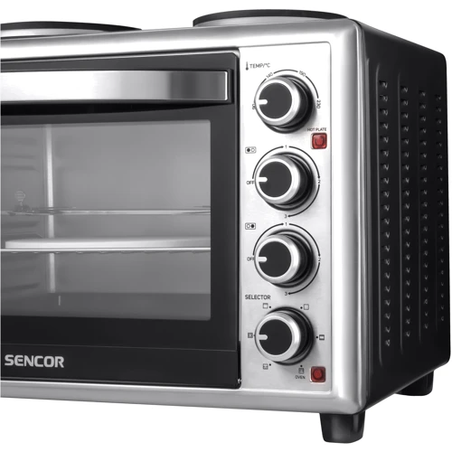 Электродуховка настольная Sencor SEO 3628SS: Количество режимов нагрева (работы) 5