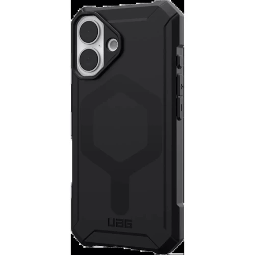 Чехол для iPhone Urban Armor Gear UAG Essential Armor Magsafe Black (114450114040) for iPhone 16: Материалы поликарбонат и полиуретан