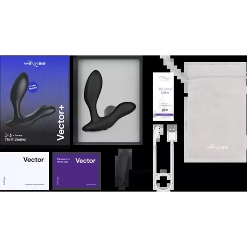 Масажер простати We-Vibe Vector+ Midnight black