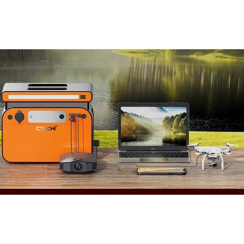 Зарядная станция CTECHi GT500 518Wh 162000mAh 500W Portable Power Station LiFePO4 Battery 60W PD Fast Charging Orange (GT500): Выходы потребителей Автоприкуриватель, USB-C, USB-A, 220V