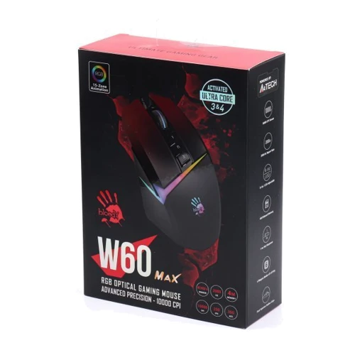 Мышь A4Tech Bloody W60 Max Gradient Red: Время отклика 1