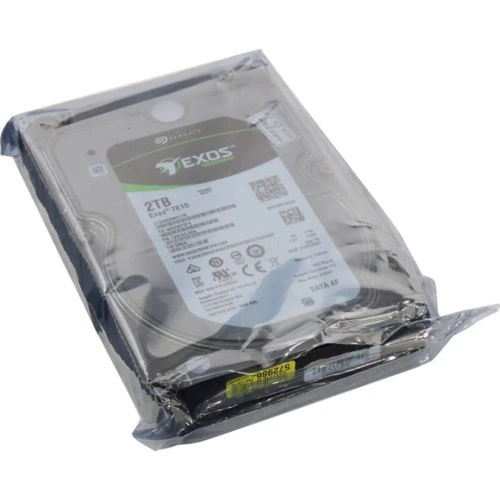 Внутренний жесткий диск Seagate Exos 7E10 2TB (ST2000NM017B): Объем 2 ТБ