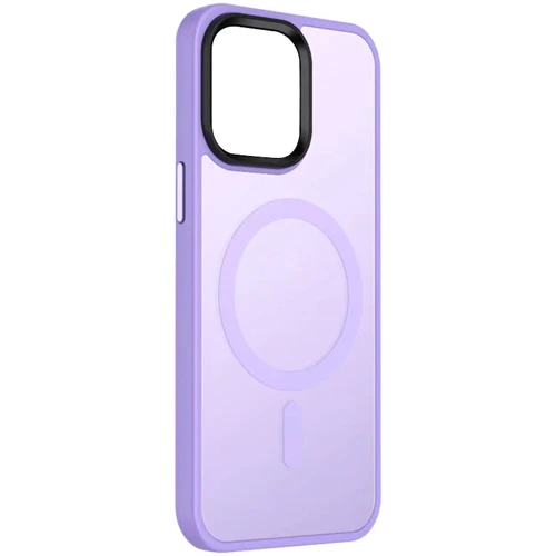 Чехол для iPhone Mobile Case TPU+PC Metal Buttons with MagSafe Colorful Lilac for iPhone 13