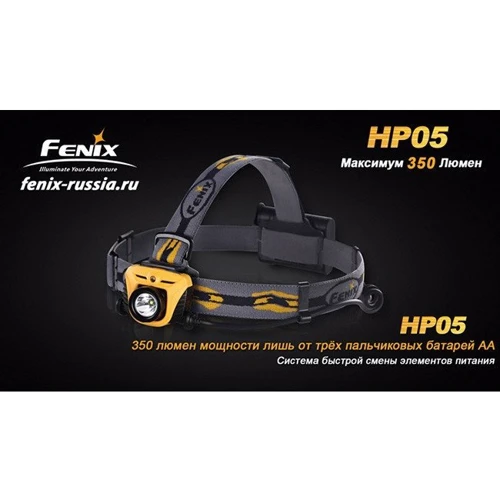 Фонарь Fenix HP05 Gray: Количество режимов 4