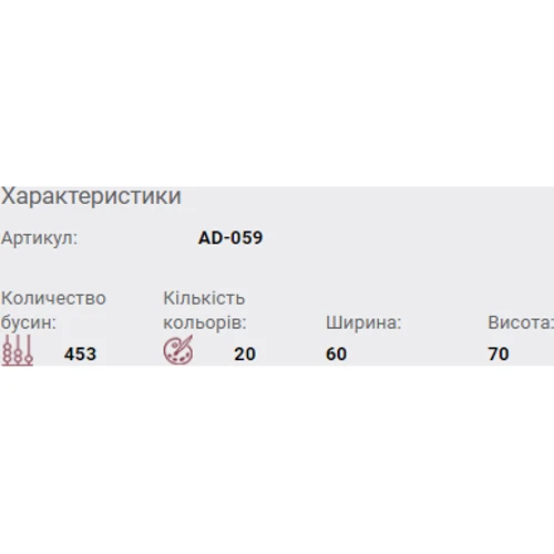 Abrisart AD-059 Набор для вышивки бисером украшения Вишенки