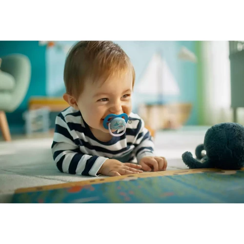 Пустушка ортодонтична Philips AVENT Ultra Air "I love…" для хлопчиків 6-18 міс 2 шт (SCF080/03): Вид пустушки классическая