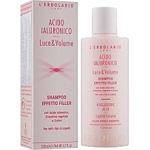 L'Erbolario Acido Ialuronico Luce & Volume Shampoo Effetto Filler Шампунь 200 ml