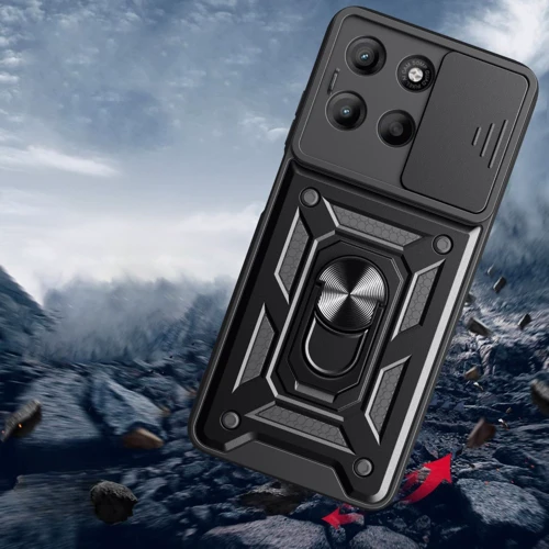 Чехол для телефонов BeCover Military Black for Motorola G15 / G15 Power (713530)