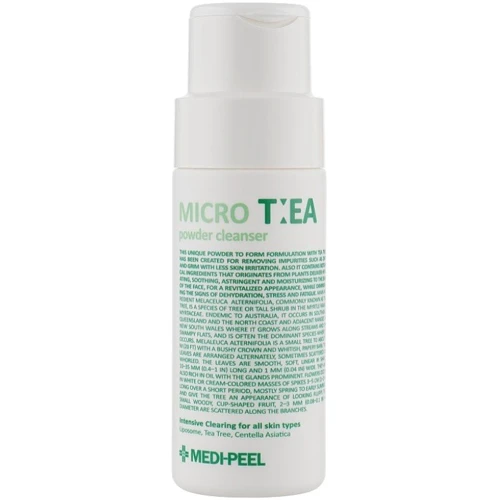 Medi-Peel Micro Tea Powder Cleanser Глубоко очищающая энзимная пудра с чайным деревом 70g: Время применения Универсальный